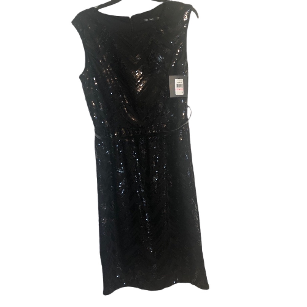 Ellen Tracy Sequin Dress